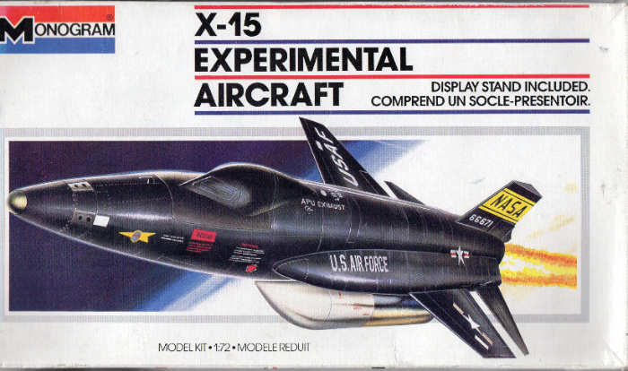 □モノグラム 1/72スケール《X-15》: P,Nみやこの模型製作記